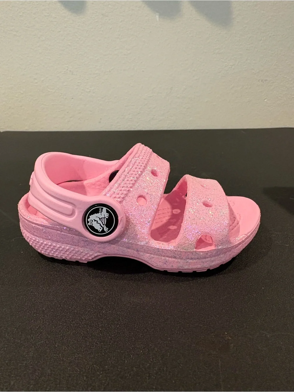 Crocs Classic Glitter Sandal Clog Kid Flamingo Pink Infant Baby Toddler Sizes